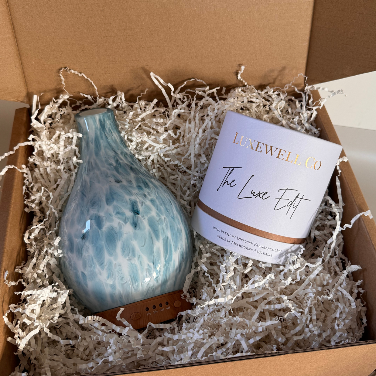 Storm Glass Diffuser with The Luxe Edit Fragrance Oils