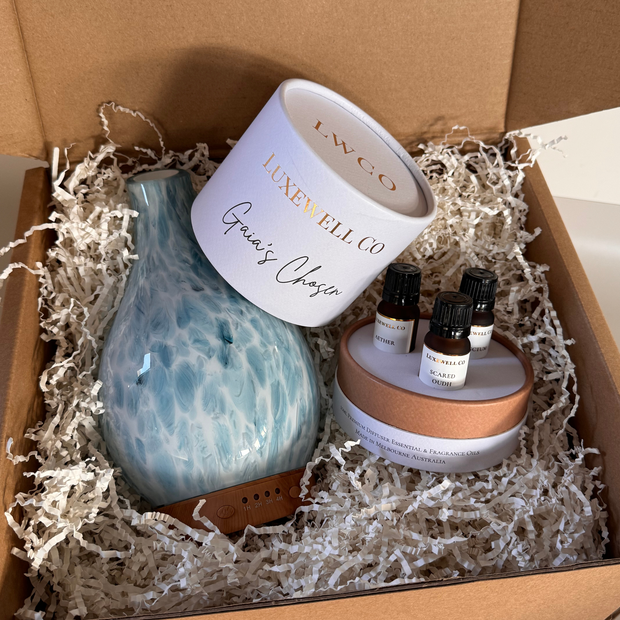 Storm Glass Diffuser with Gaia's Chosen Essential & Fragrance Oils