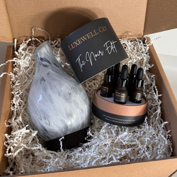 Storm Glass Diffuser with The Noir Edit Fragrance Oils