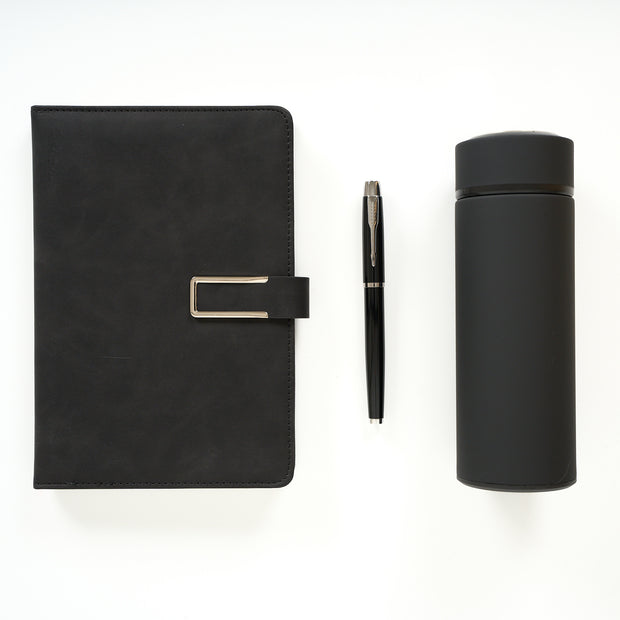 Stay Ready! Notebook, Pen and Tumbler Set