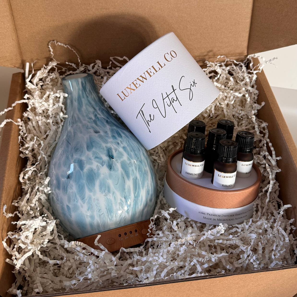 Storm Glass Diffuser with The Vital Six Essential Oils